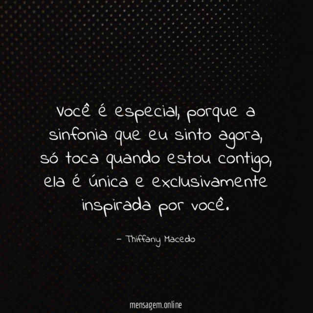 Você é especial