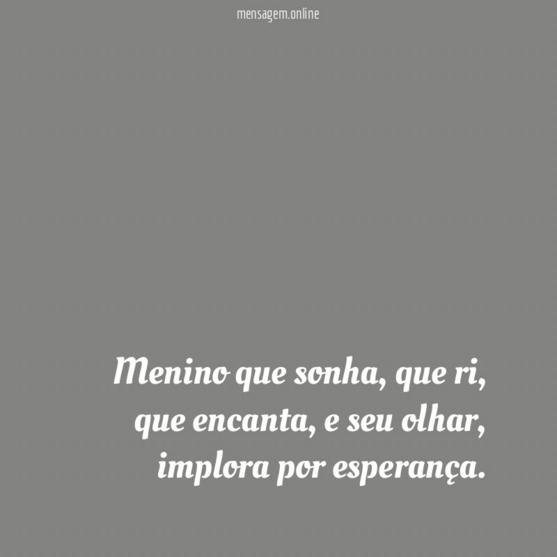 Menino que sonha