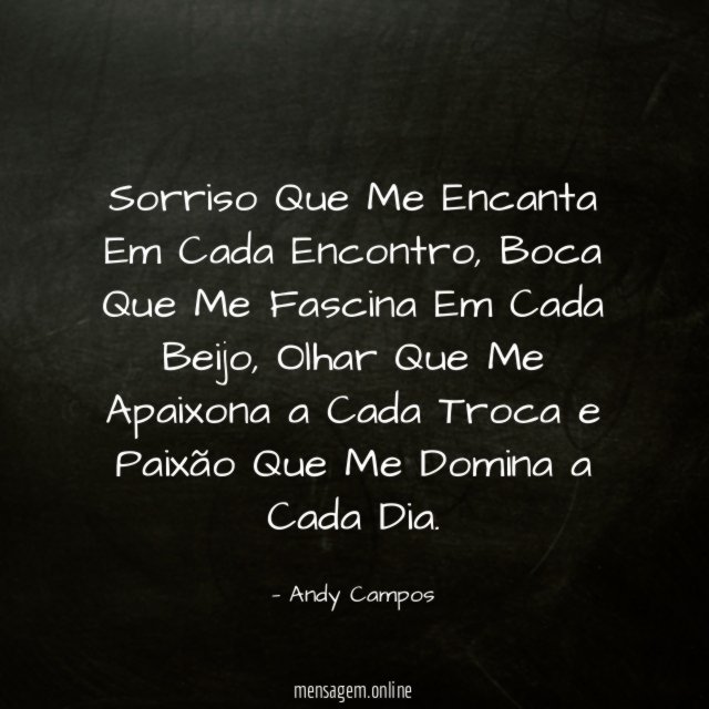 Sorriso Que Me Encanta Em Cada Encontro