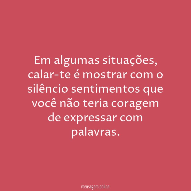 Em algumas situações