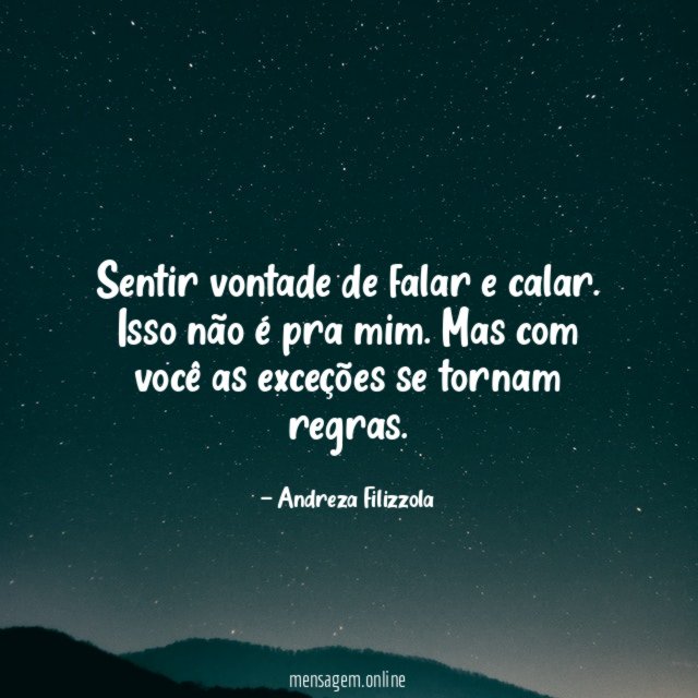 Sentir vontade de falar e calar