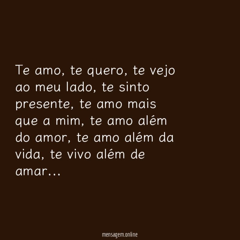 Te amo