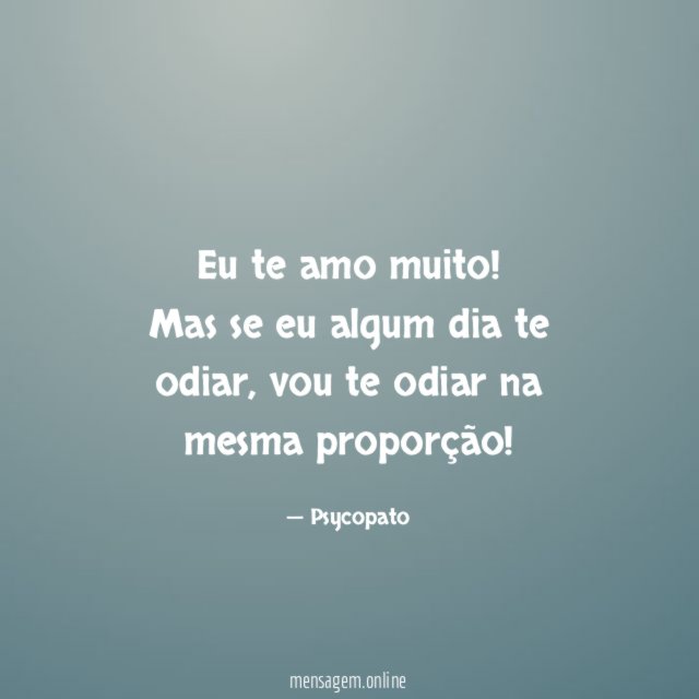 Eu te amo muito