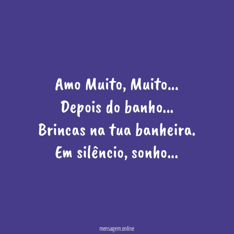 Amo Muito, Muito…