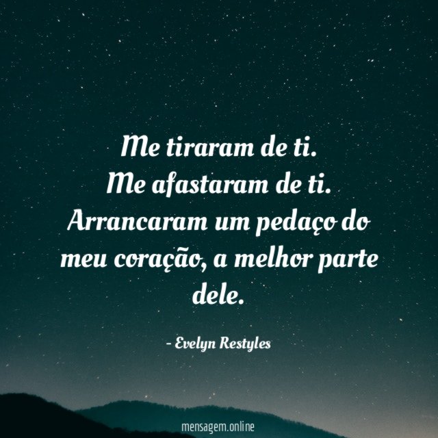 Me tiraram de ti