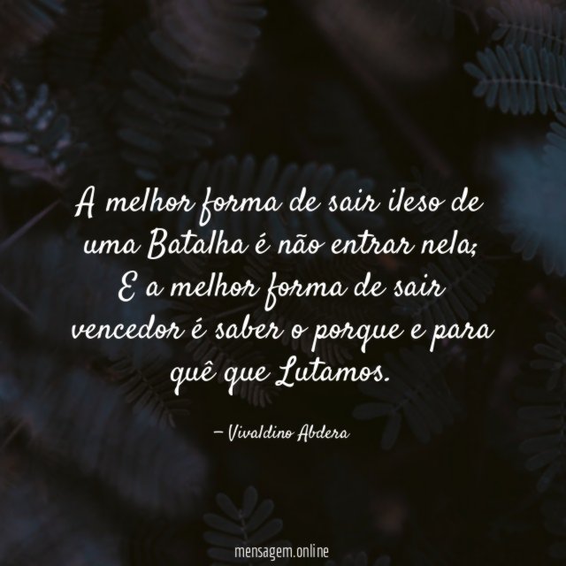 A melhor forma de sair ileso de uma