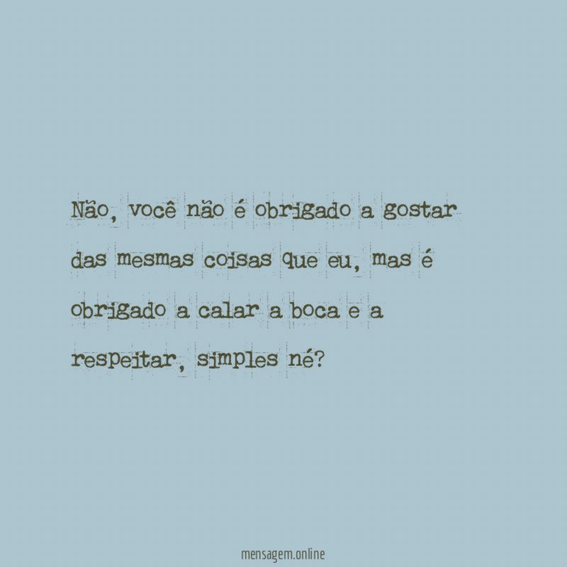 Não