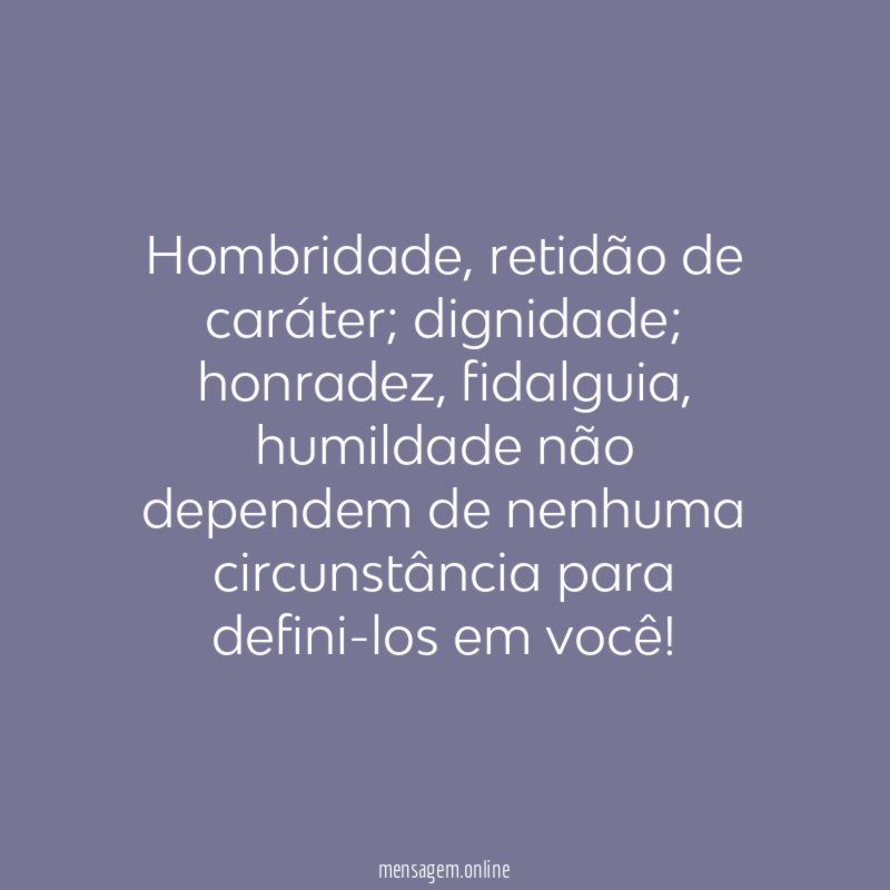 Hombridade