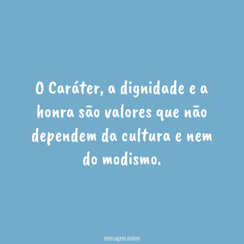 O Caráter