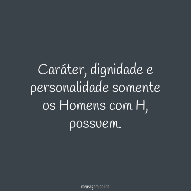 Caráter