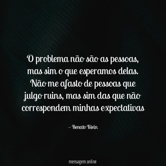 O problema não são as pessoas