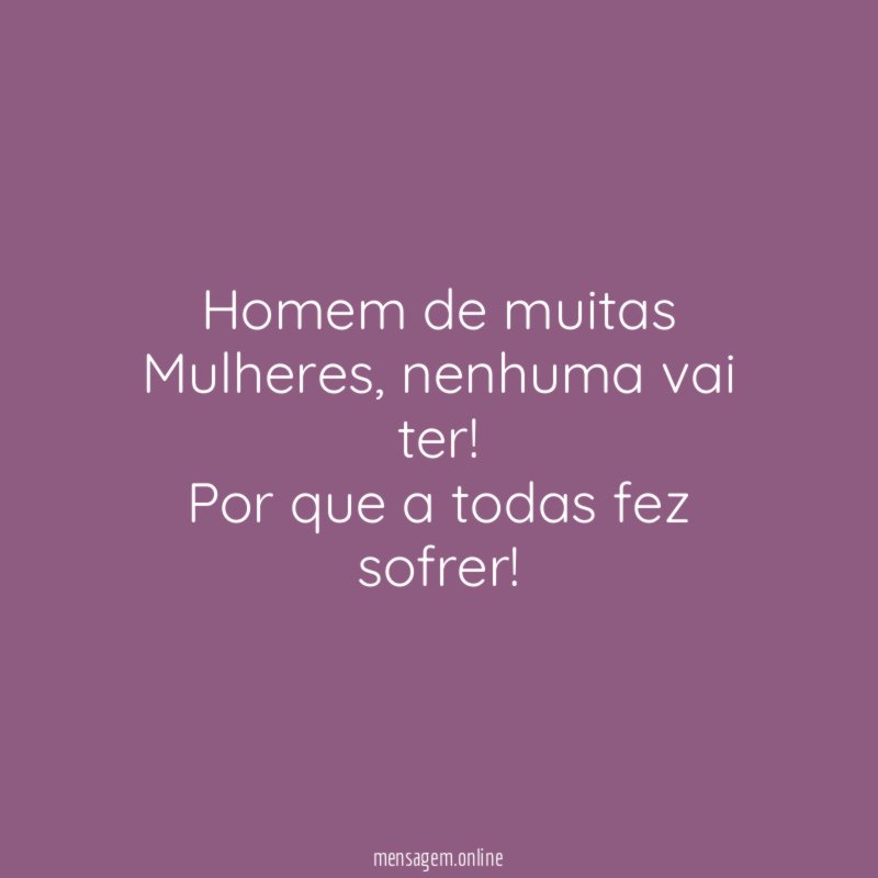 Homem de muitas Mulheres