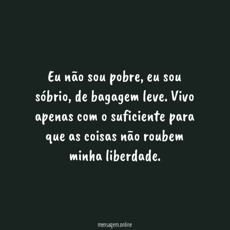 Eu não sou pobre