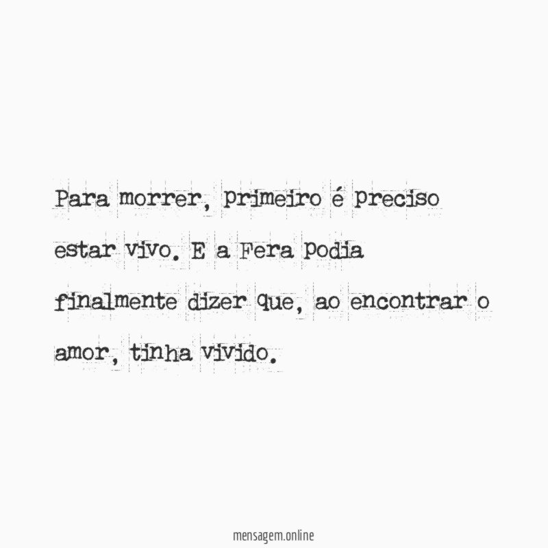 Para morrer