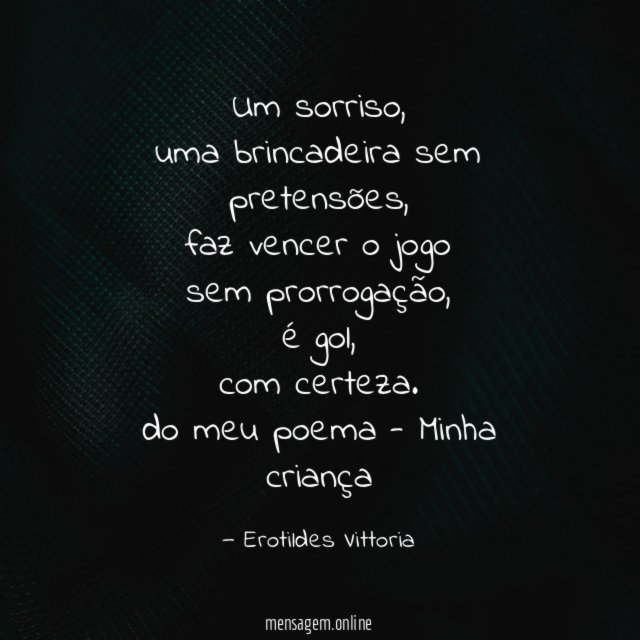 Um sorriso