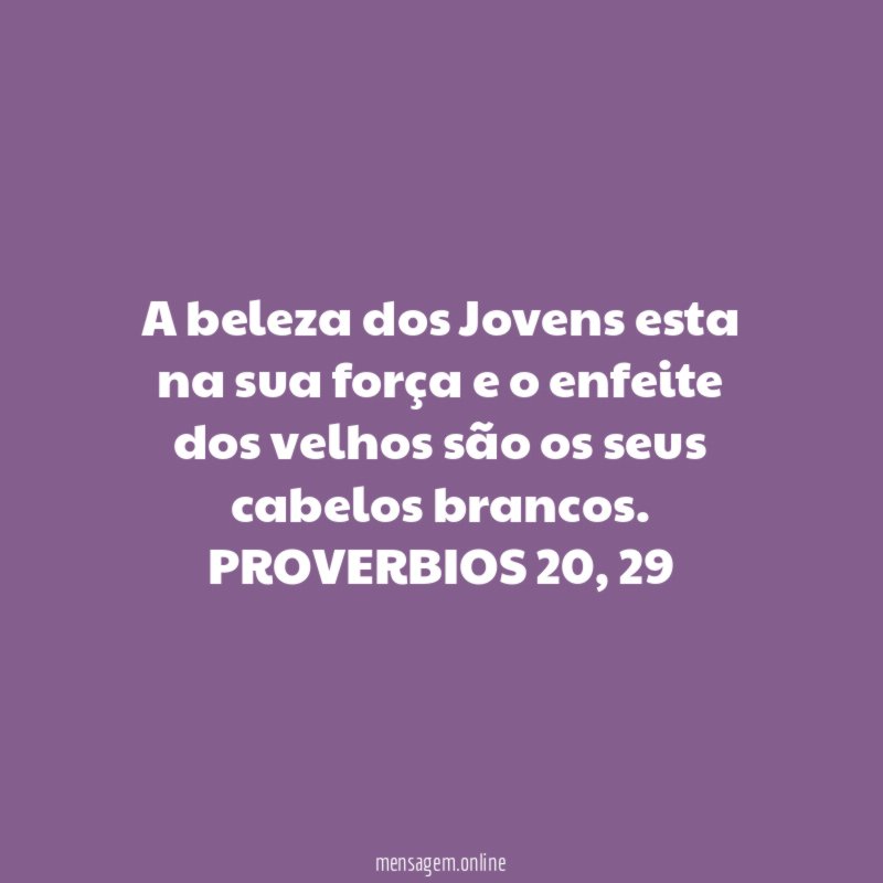 A beleza dos Jovens esta na sua força