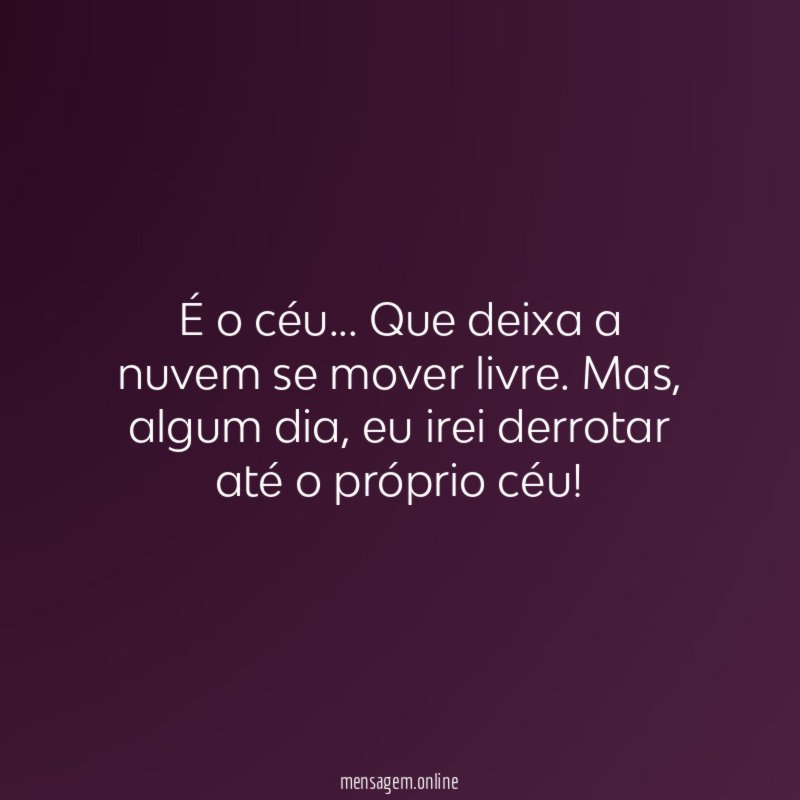 É o céu