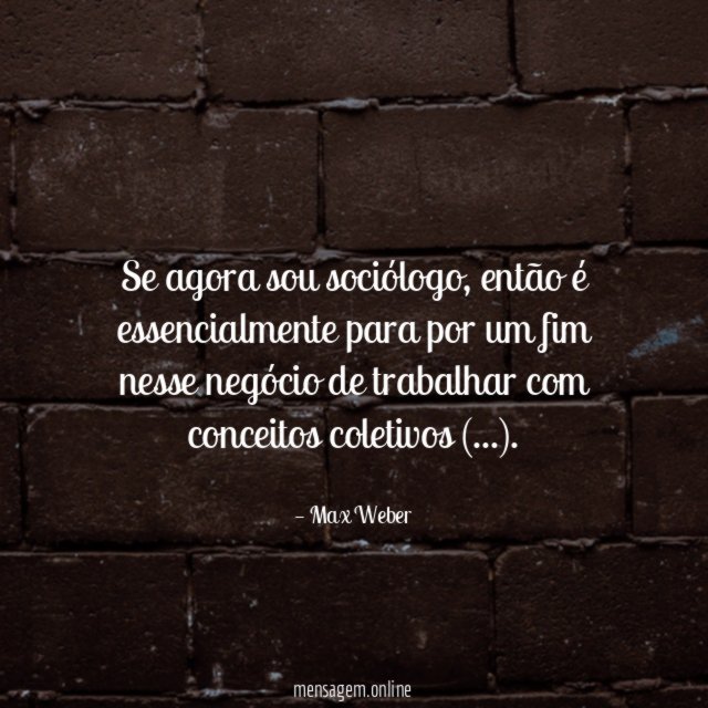 se agora sou sociólogo