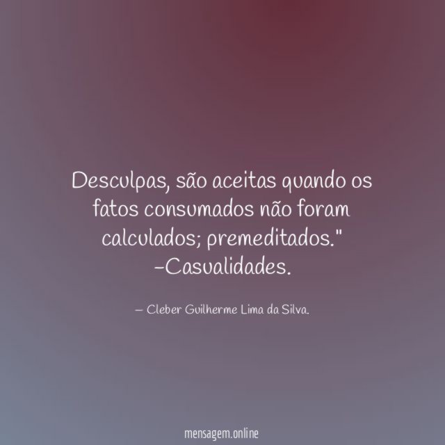 Desculpas