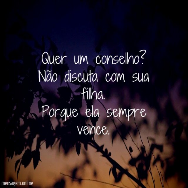 Quer um conselho