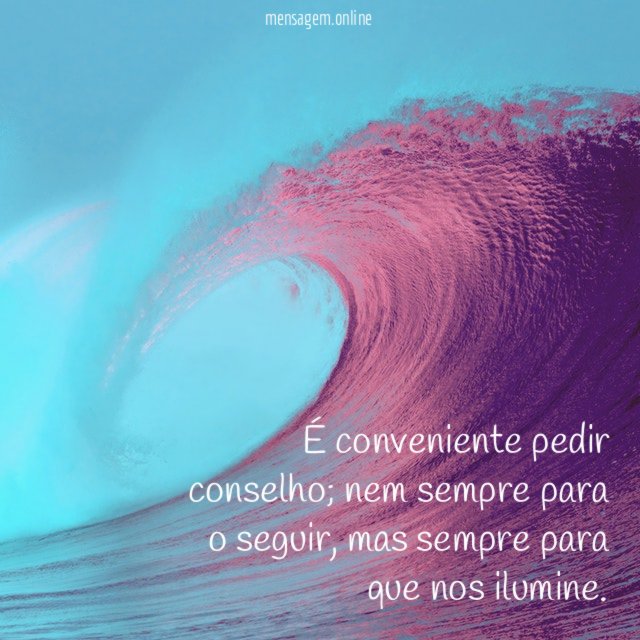 É conveniente pedir conselho