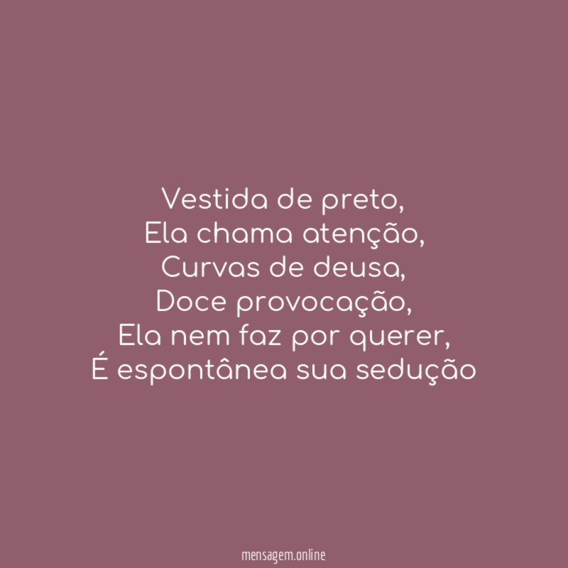 Vestida de preto