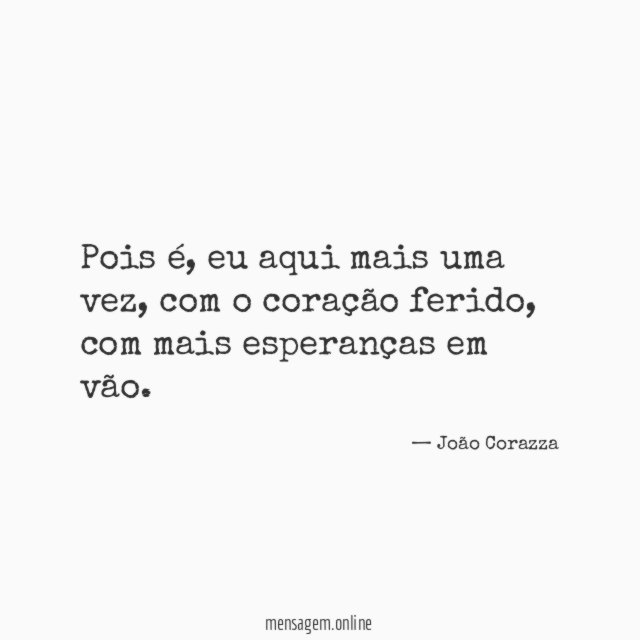 Pois é