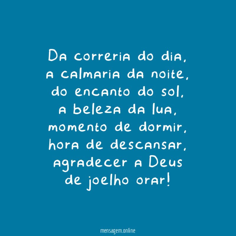 Da correria do dia
