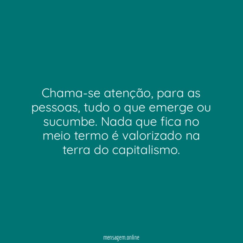 Chama-se atenção