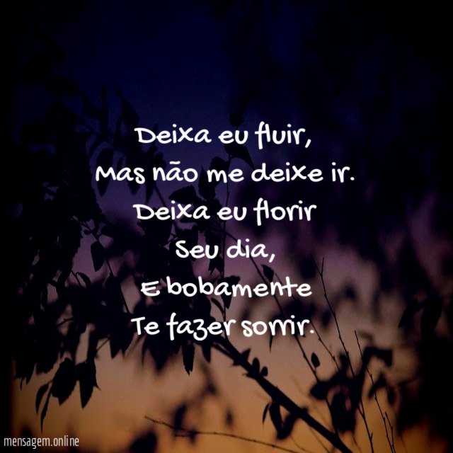 Deixa eu fluir