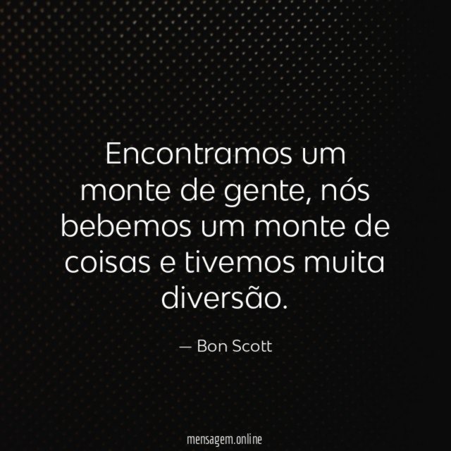 Encontramos um monte de gente