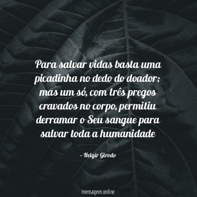 Para salvar vidas basta uma picadinha no dedo do doador