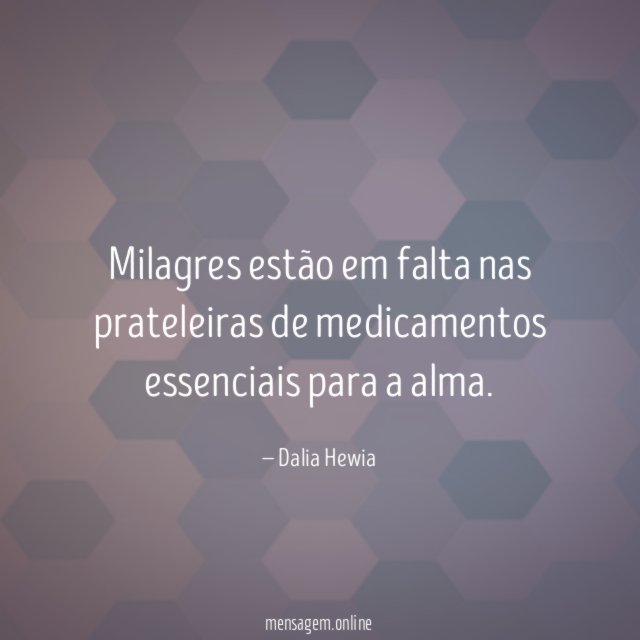 Milagres estão em falta nas prateleiras de medicamentos