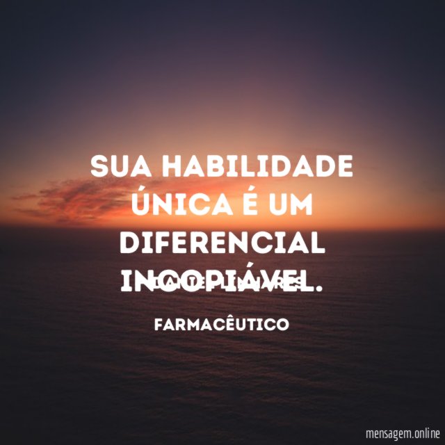 Sua habilidade única é um diferencial incopiável