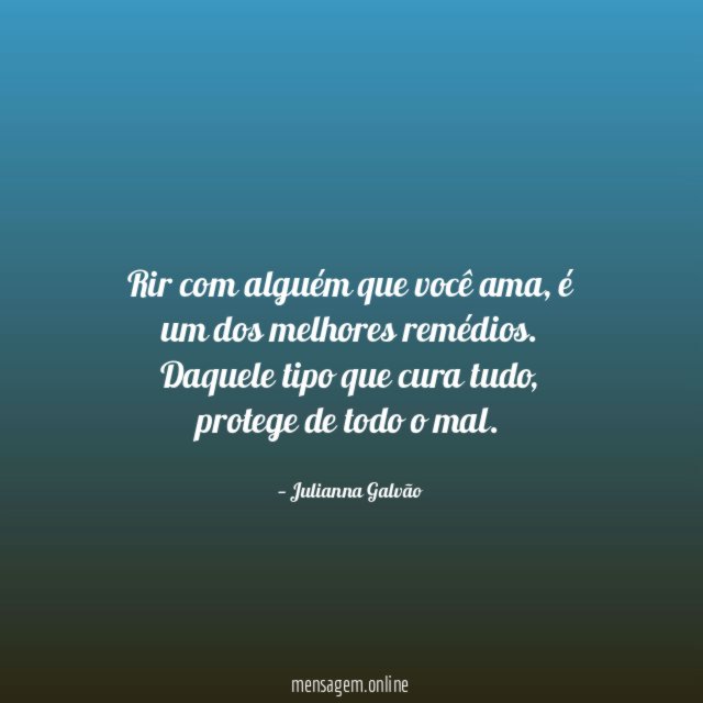 Rir com alguém que você ama