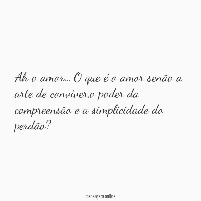 Ah o amor