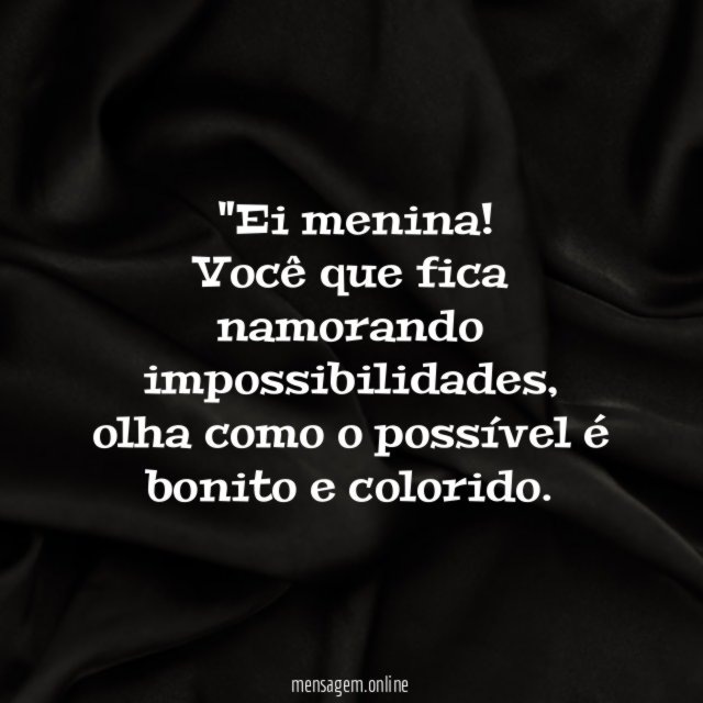 "Ei menina