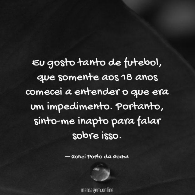Eu gosto tanto de futebol