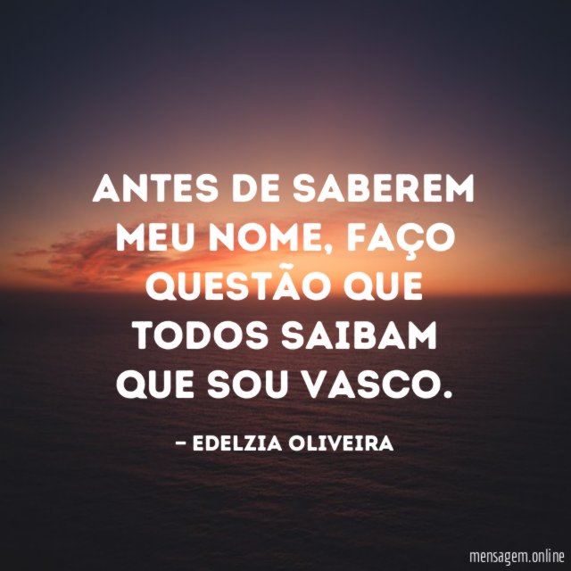 Antes de saberem meu nome