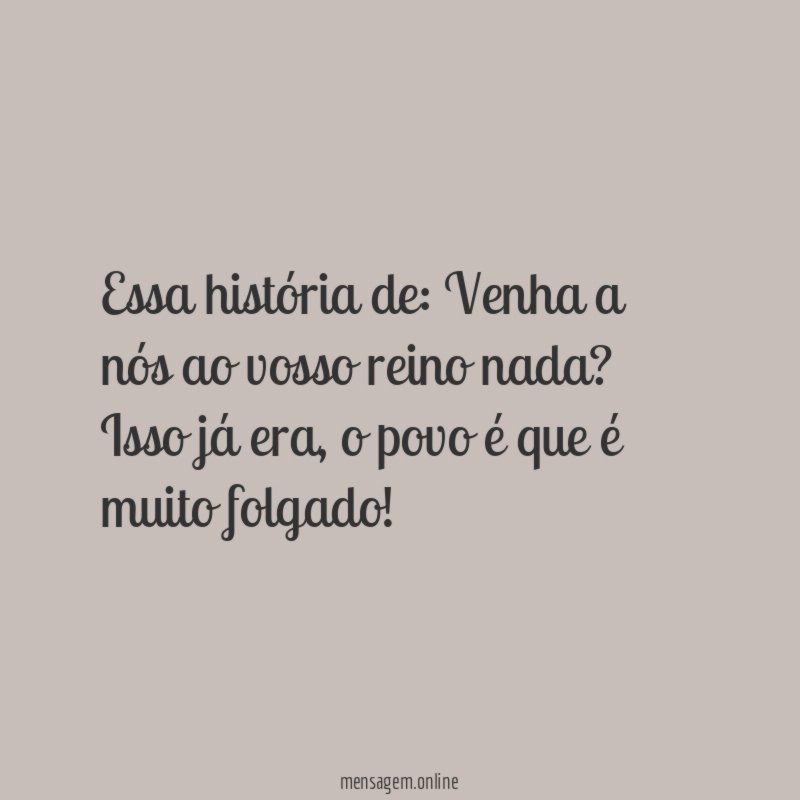 Essa história de