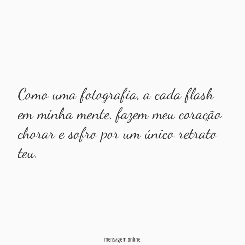 Como uma fotografia
