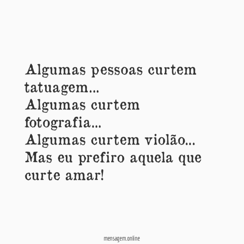 Algumas pessoas curtem tatuagem