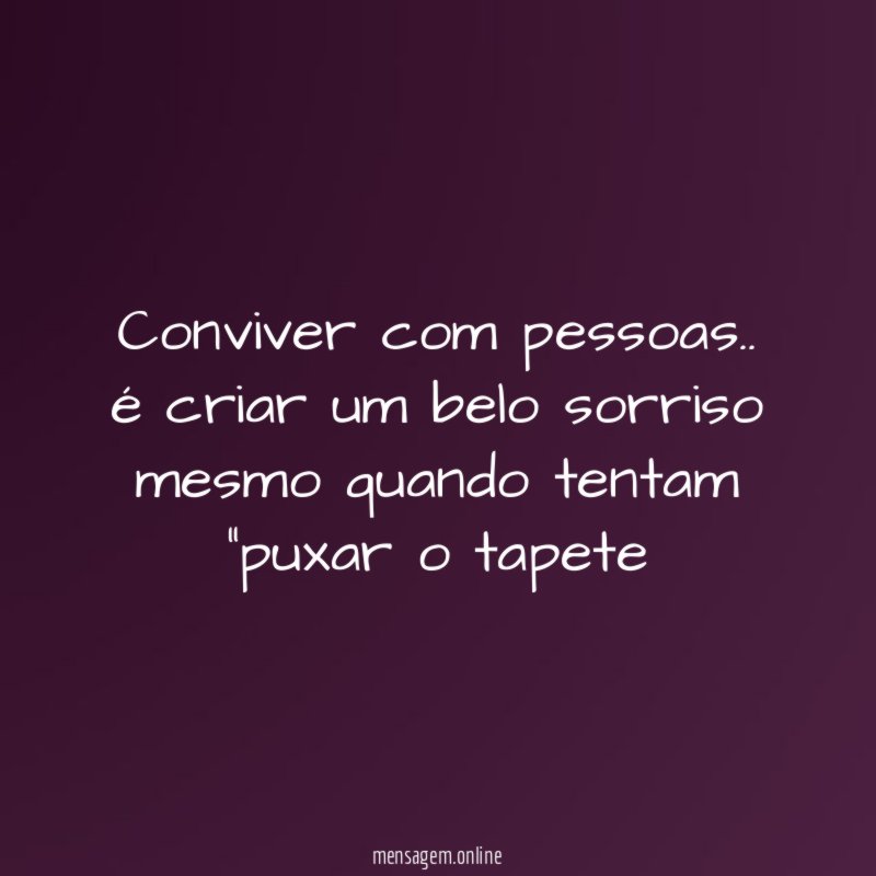 Conviver com pessoas