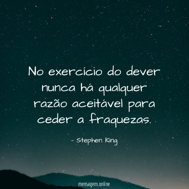 No exercício do dever nunca há qualquer razão