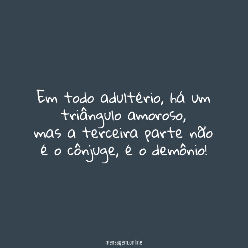 Em todo adultério