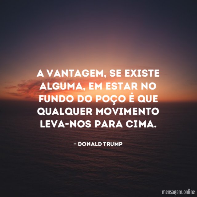 A vantagem