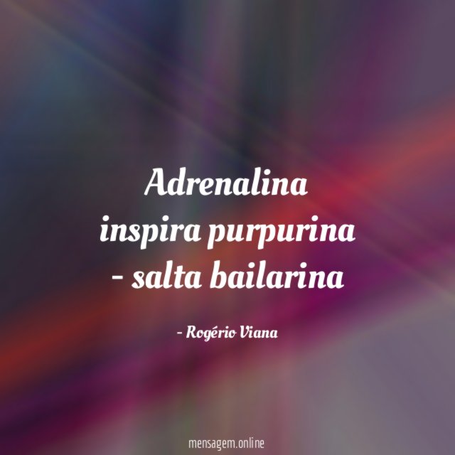 Adrenalina inspira purpurina - salta bailarina