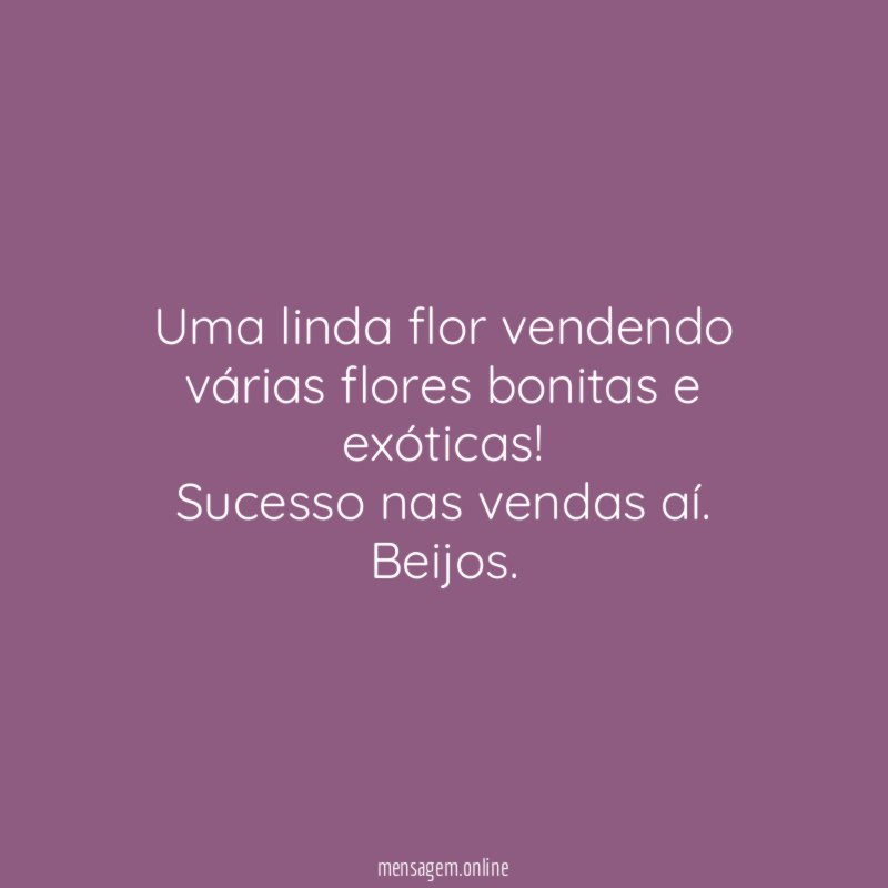 Uma linda flor vendendo várias flores bonitas e exóticas