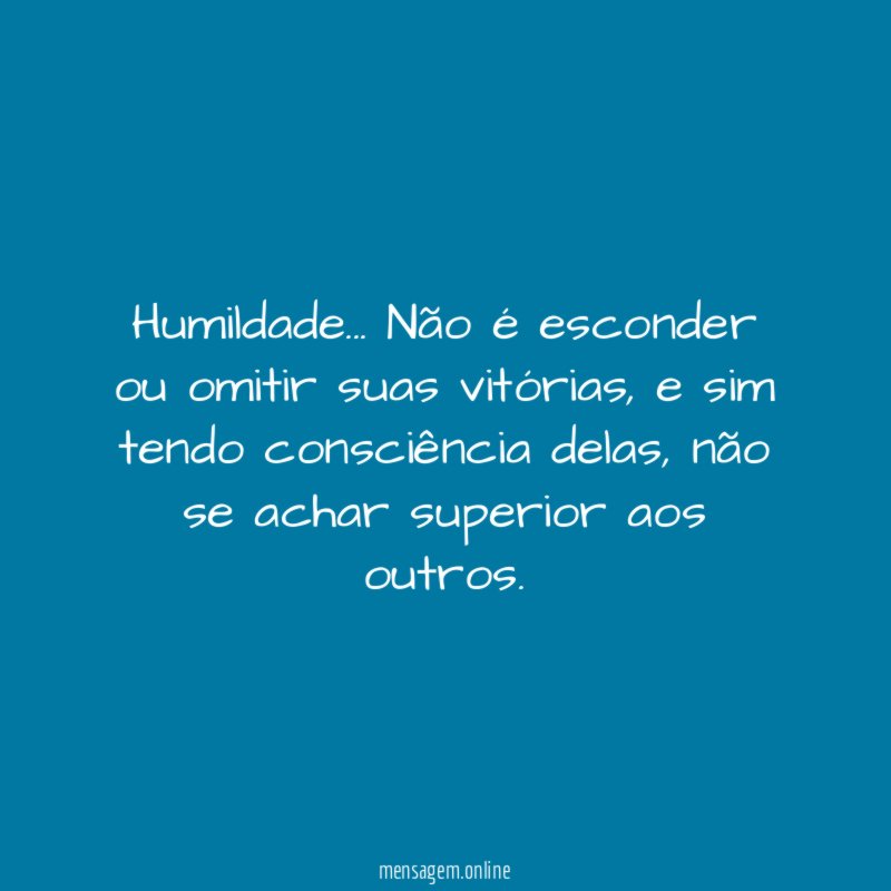 Humildade