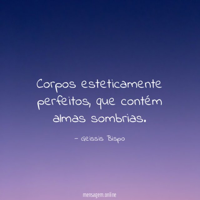 Corpos esteticamente perfeitos